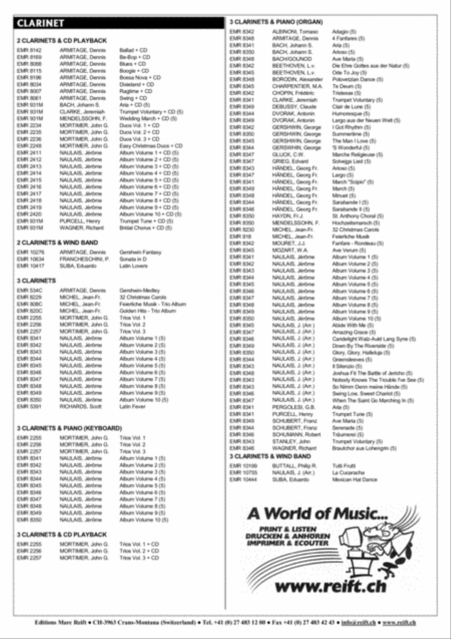 O Christmas Tree Clarinet Quintet scores gallery preview page 7
