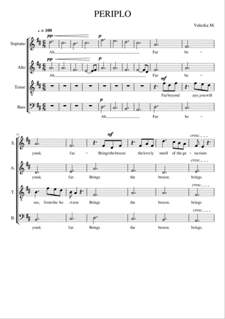 Periplo Periplo 4-Part scores gallery preview page 1