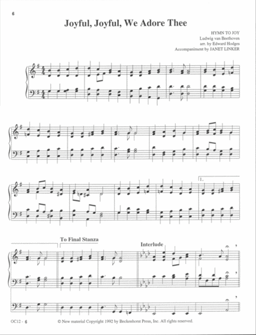The Last Verse Organ scores gallery preview page 2