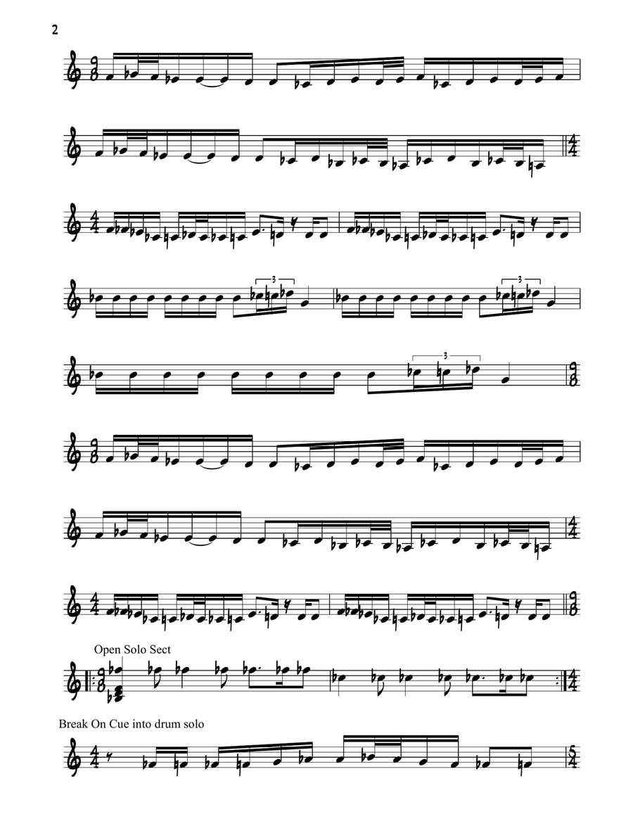 Bridge Of Inhibition Bridge Of Inhibition Piano Solo scores gallery preview page 2