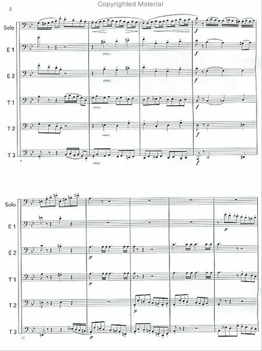 Concert Etude, Op. 49 Concert Etude, Op. 49 Brass Ensemble scores gallery preview page 3