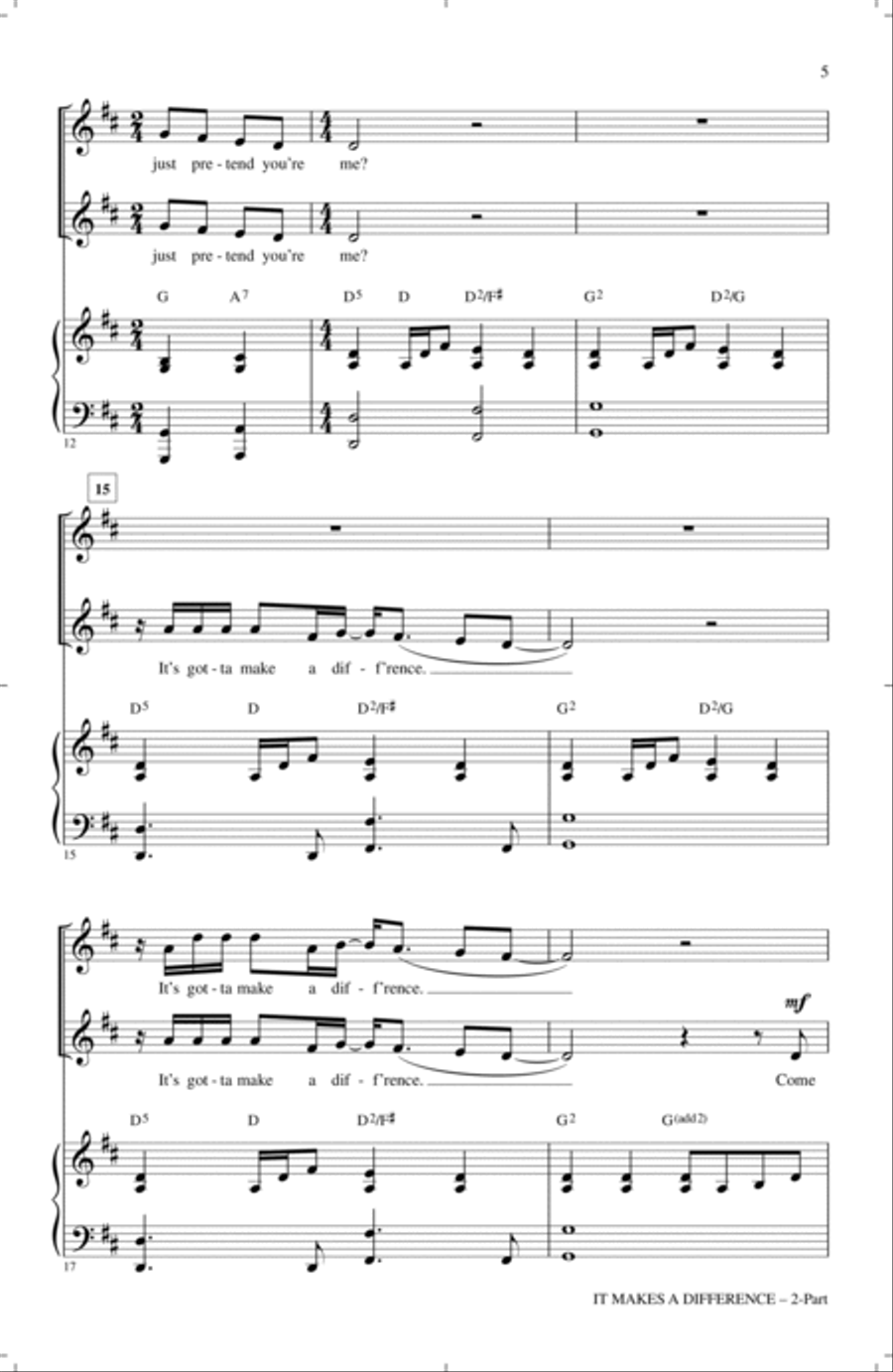 It Makes A Difference 2-Part scores gallery preview page 3