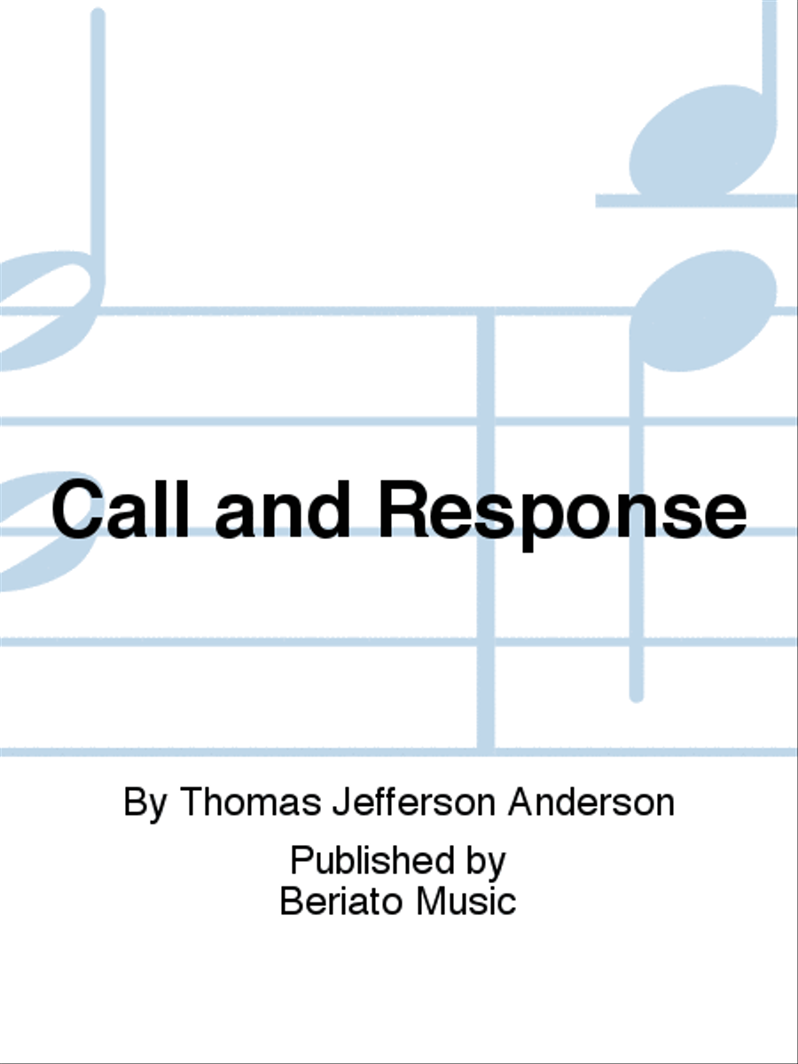 Call and Response Piano Solo scores gallery preview page 1