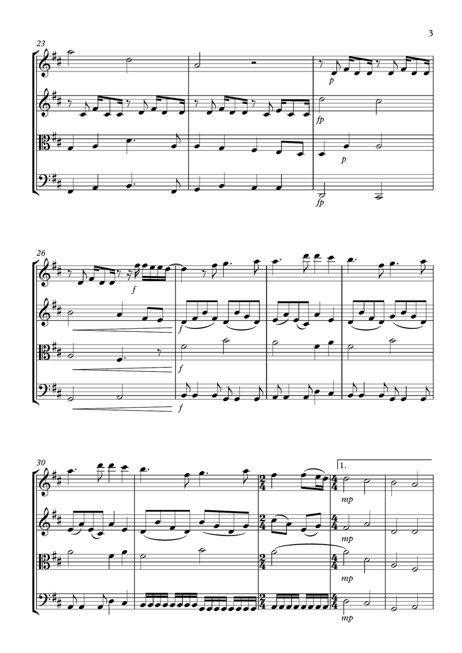 The Promise String Quartet scores gallery preview page 3