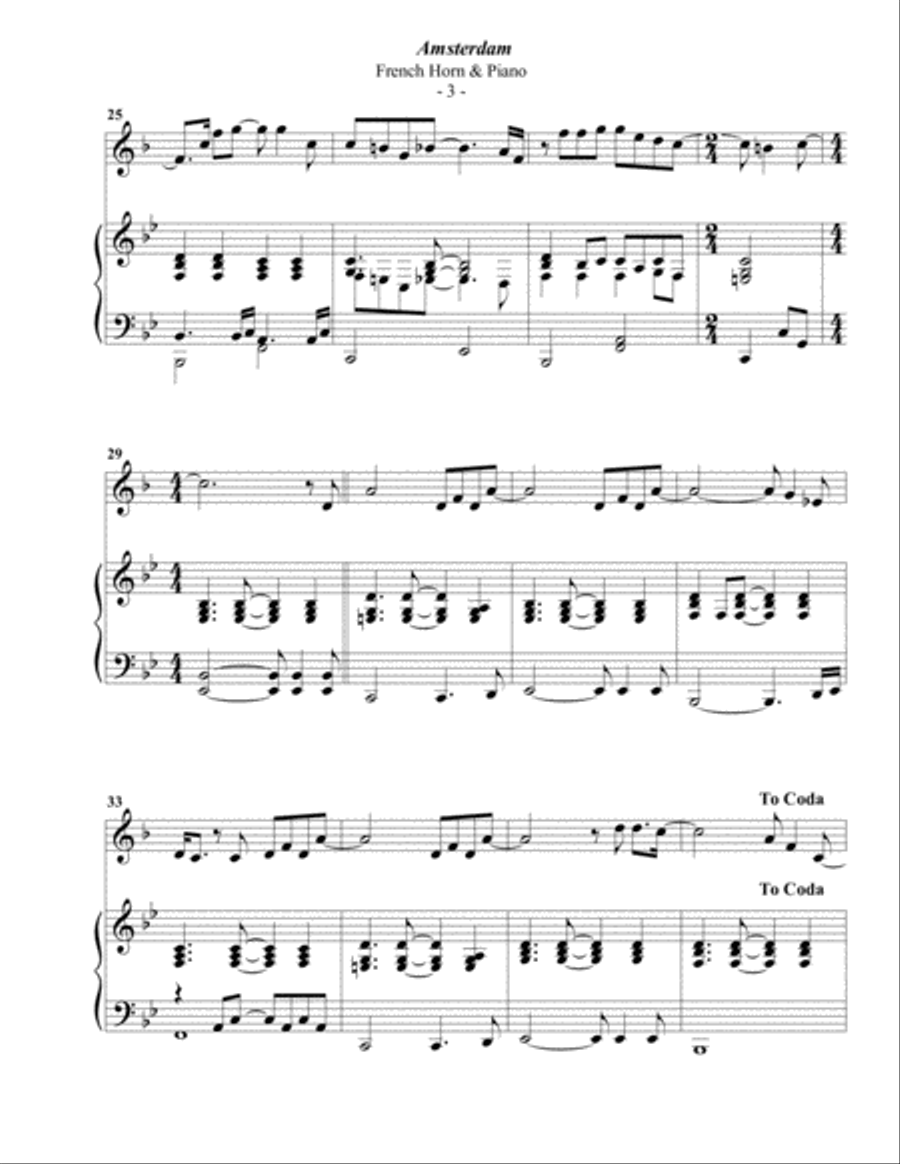 Amsterdam Horn scores gallery preview page 3