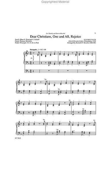 Musica Sacra: Easy Hymn Preludes for Organ, Vol. 2 image number null