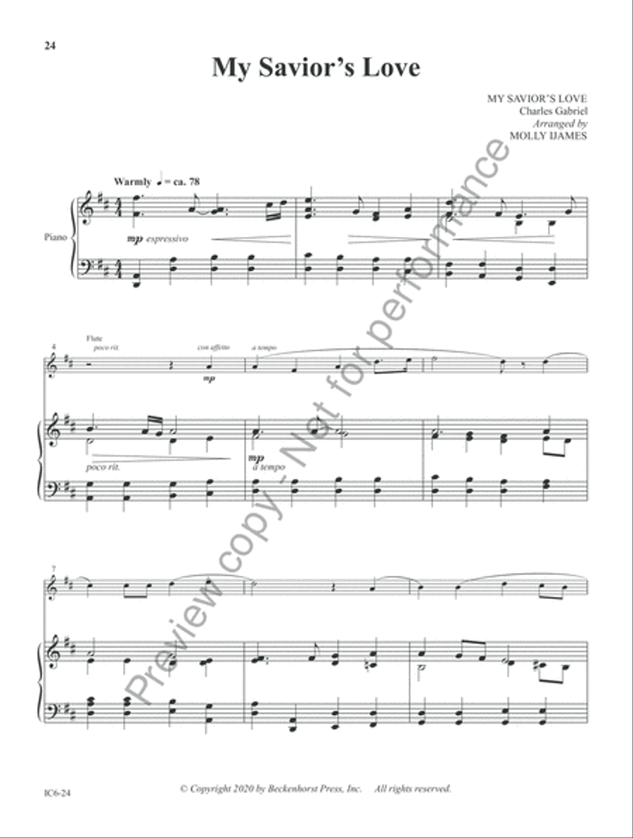 Instrumental Worship Volume 2 - Treble in C Collection / Songbook scores gallery preview page 12