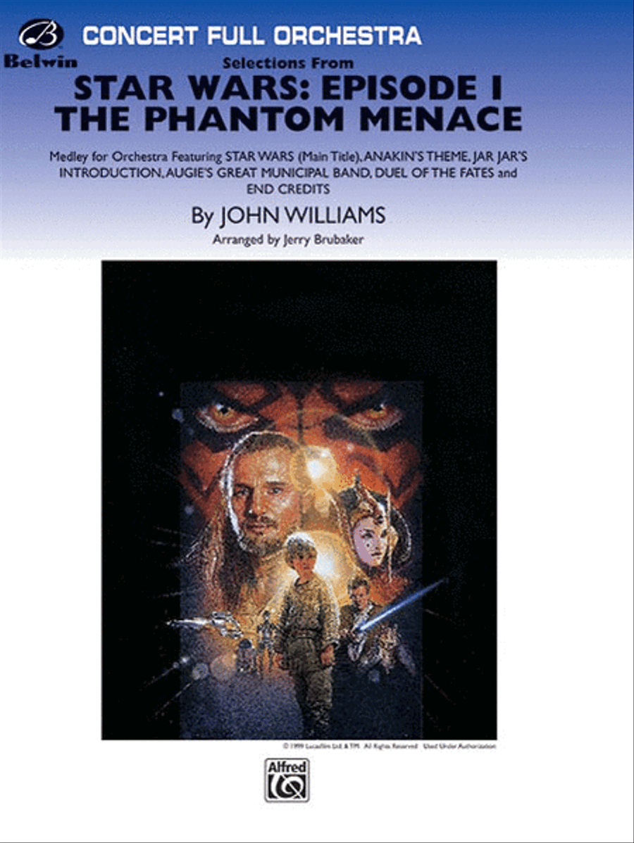 Selections from Star Wars: Episode I The Phantom Menace Full Orchestra scores gallery preview page 1