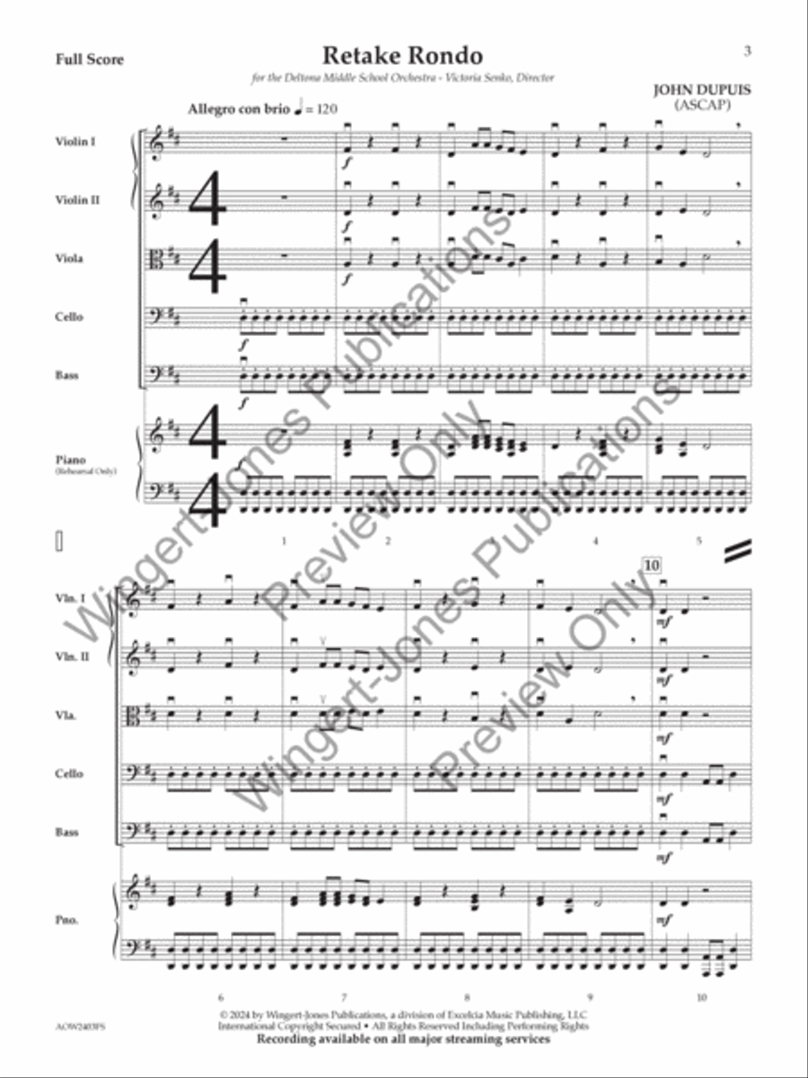 Retake Rondo String Orchestra scores gallery preview page 4