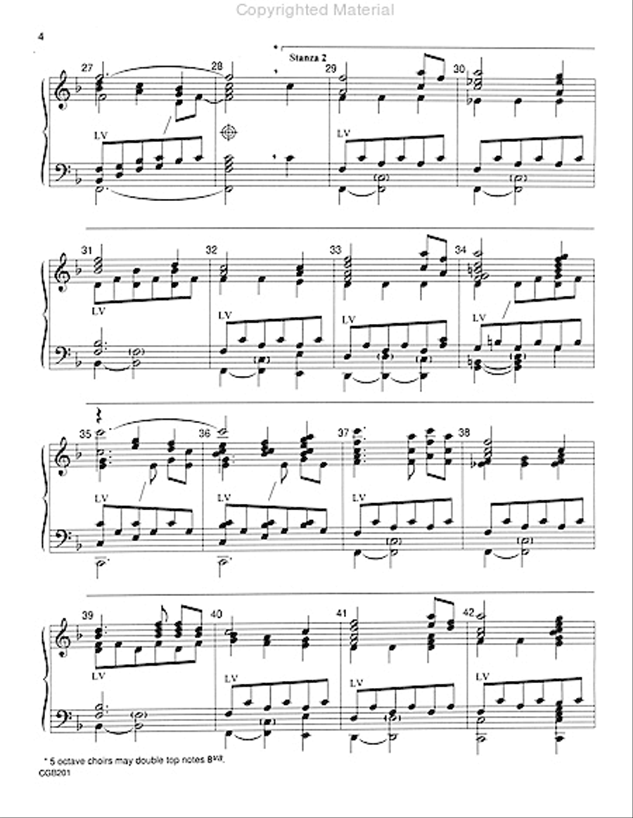 Amazing Grace Handbell Choir scores gallery preview page 4