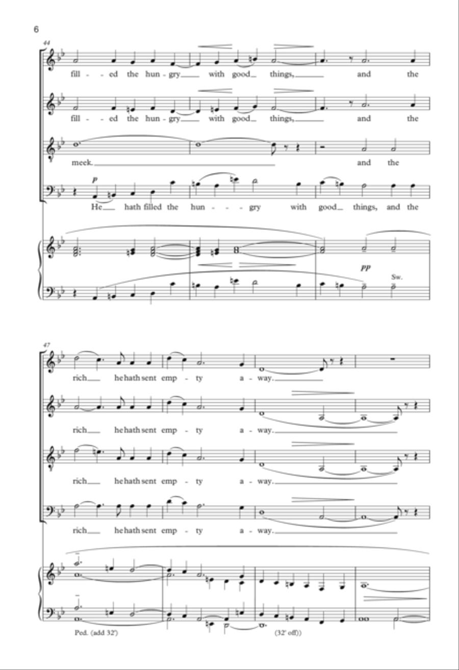 Collegium Regale 1945 Magnificat And Nunc Dimittis 4-Part scores gallery preview page 6