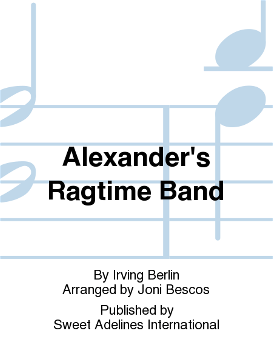 Alexander's Ragtime Band A Cappella scores gallery preview page 1