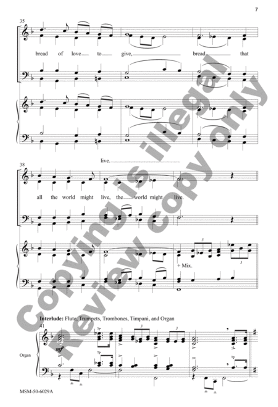 Family Born of Font and Spirit 4-Part scores gallery preview page 7