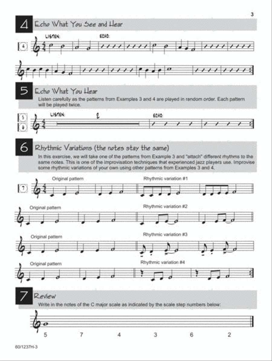 Jazz Basics - Clarinet Jazz Ensemble scores gallery preview page 3