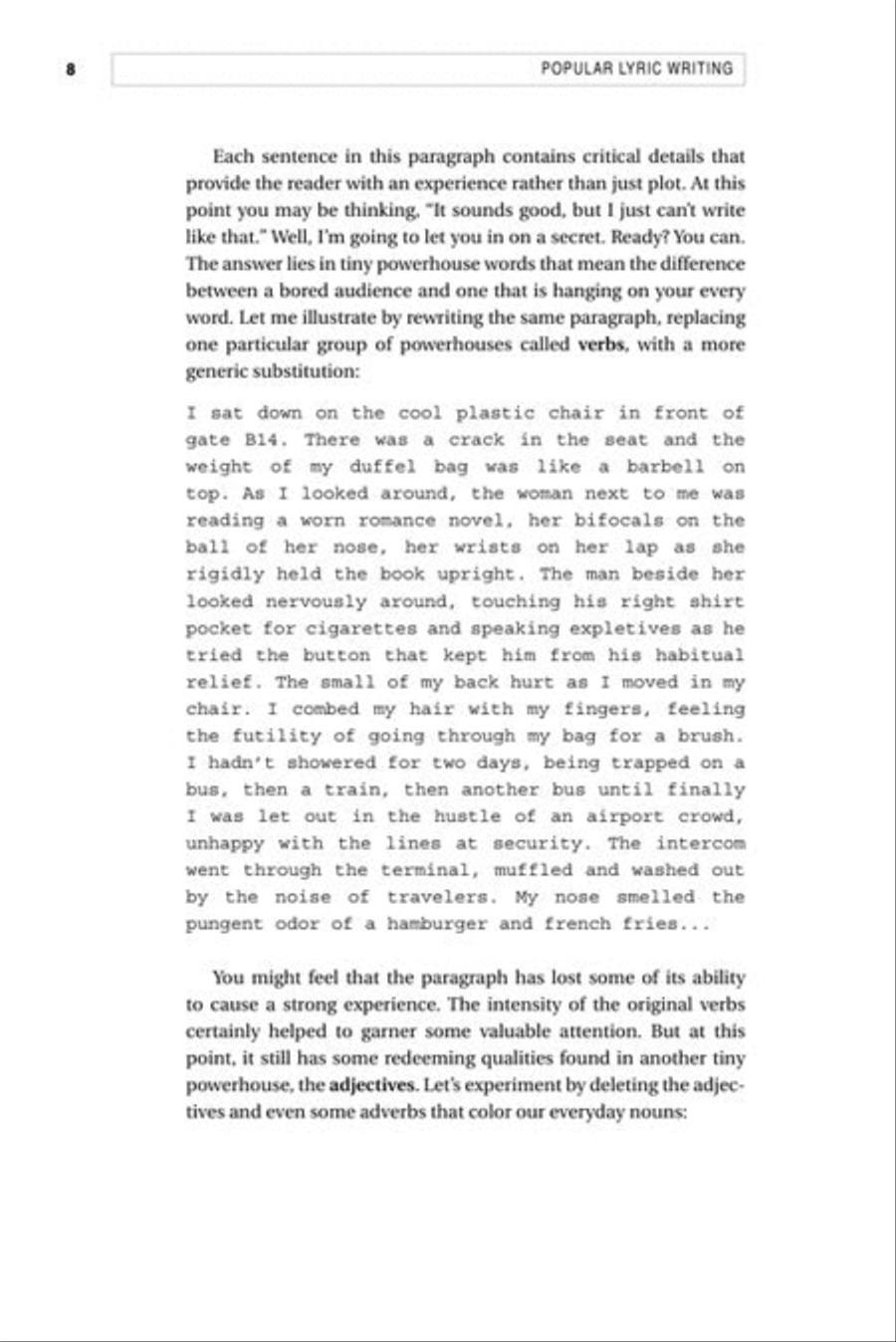 Popular Lyric Writing Collection / Songbook scores gallery preview page 16