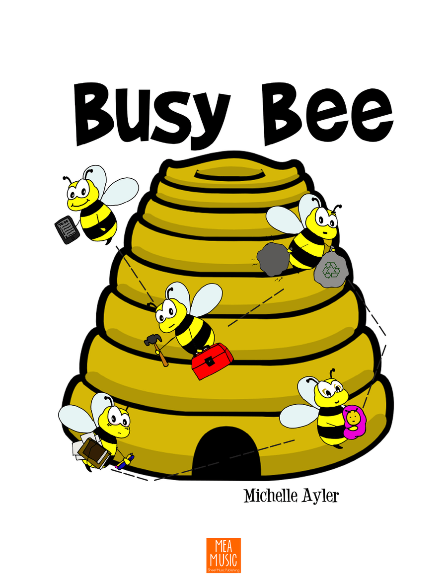 Busy Bee (Beginner Piano) Piano Method scores gallery preview page 1