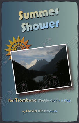 Summer Shower for Trombone (Treble Clef in B Flat) Duet