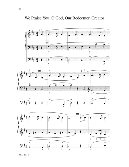 Easy Hymn Settings- General-Communion Set 4 image number null