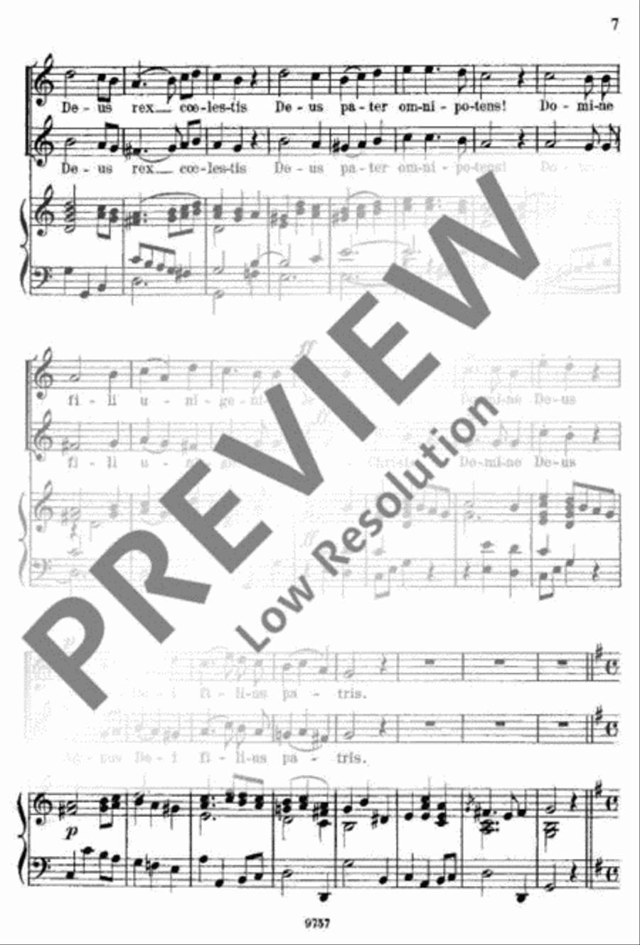 Missa brevis Organ Accompaniment scores gallery preview page 8