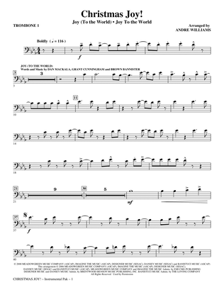 Christmas Joy! - Trombone 1