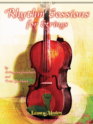 Book cover for Rhythm Sessions for Strings, Violin