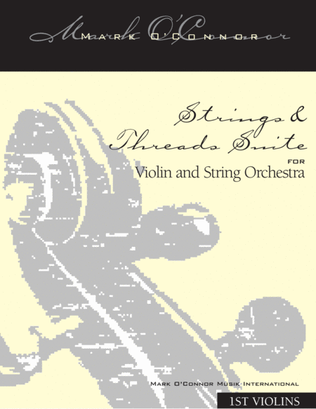 Book cover for Strings & Threads Suite (string parts - for violin and string orchestra)