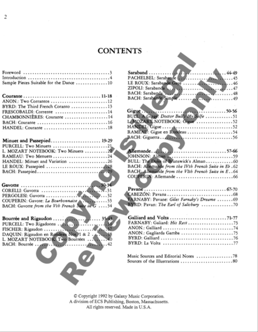 A Dance Pageant A Dance Pageant Harpsichord scores gallery preview page 5