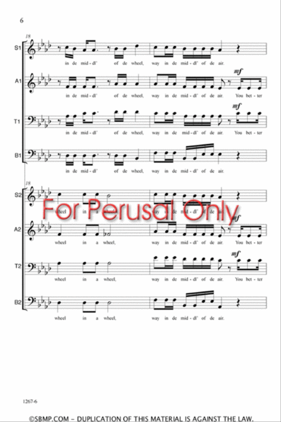 Ezekiel - SATB Double Choir Octavo 4-Part scores gallery preview page 6