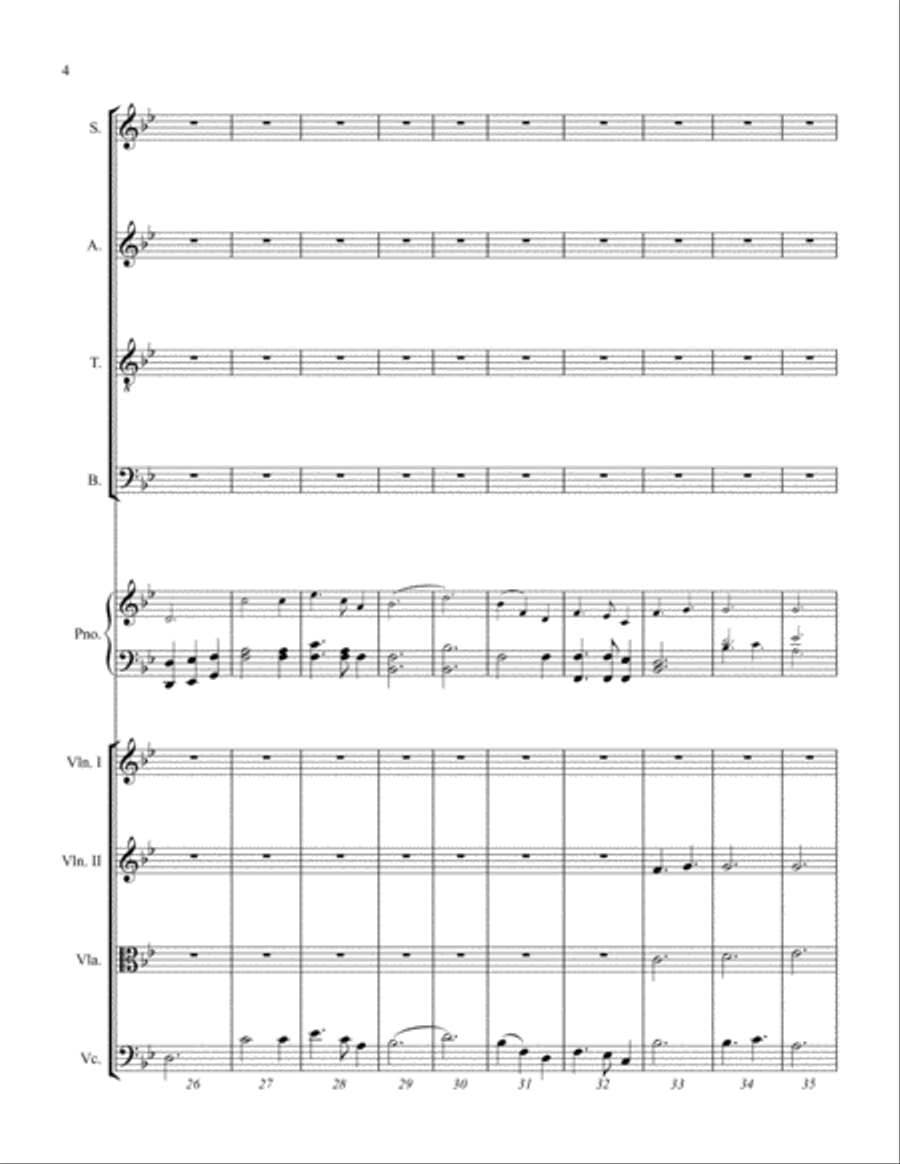 Silent Night Silent Night 4-Part scores gallery preview page 6