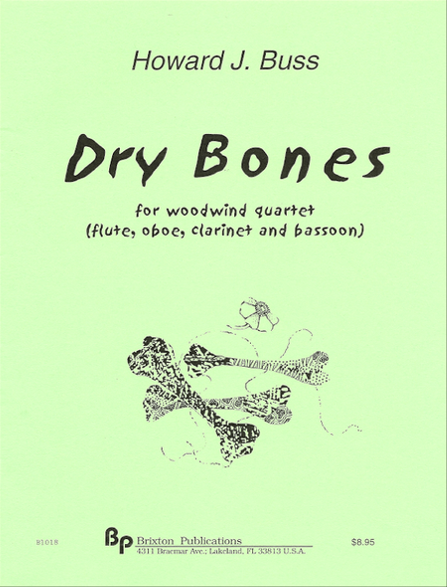 Dry Bones Woodwind Quartet scores gallery preview page 1