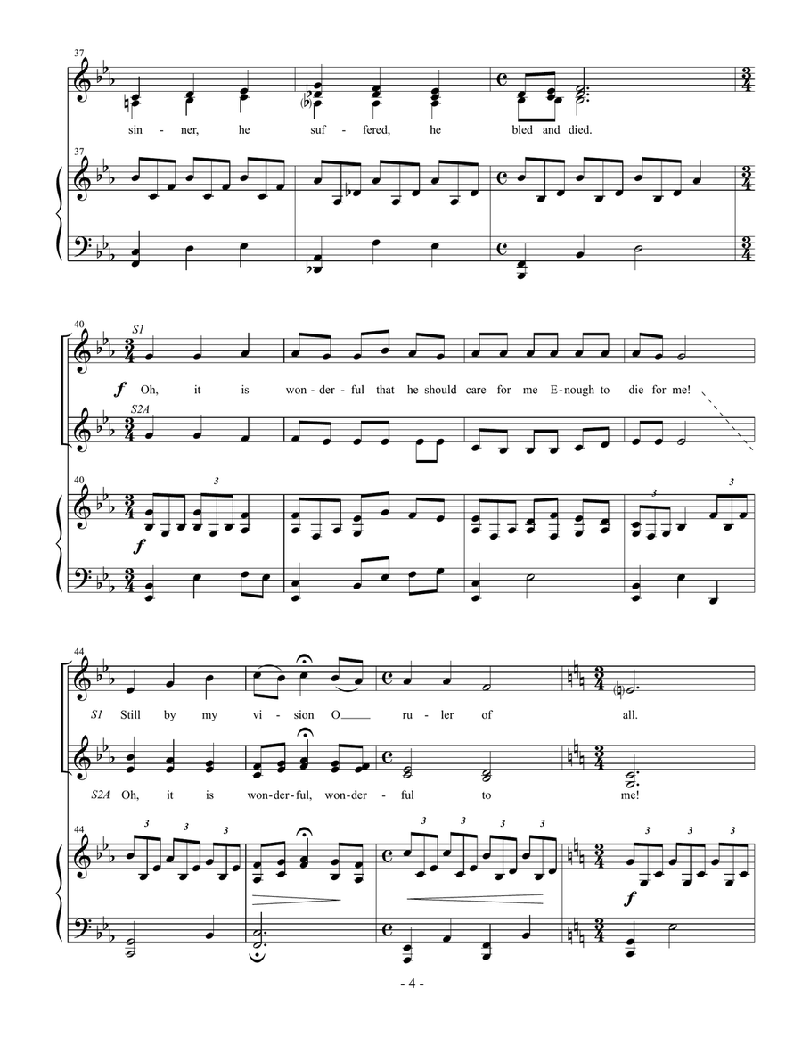 Still Be My Vision (SSA) Still Be My Vision (SSA) SSA scores gallery preview page 5