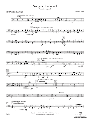 Song of the Wind: (wp) E-flat Tuba B.C.