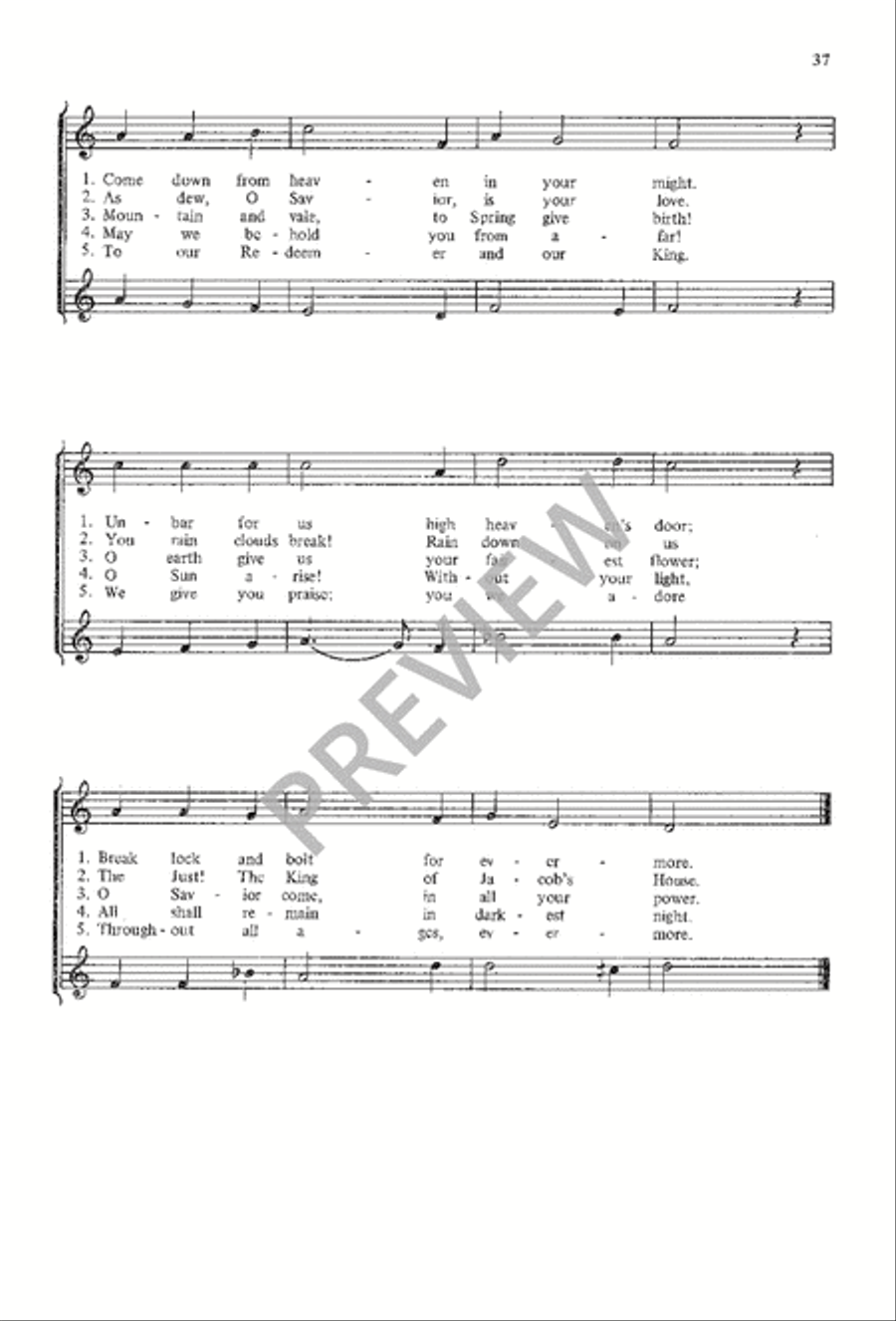 A Choir Book for Advent A Choir Book for Advent 4-Part scores gallery preview page 39