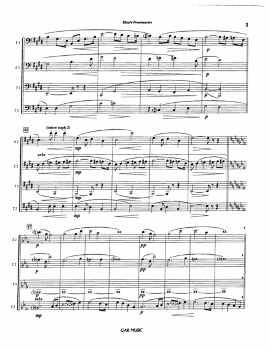Elsa's Procession to the Cathedral EETT scores gallery preview page 4