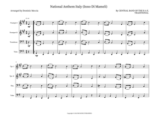 Book cover for National Anthem Italy (Inno Di Mameli)