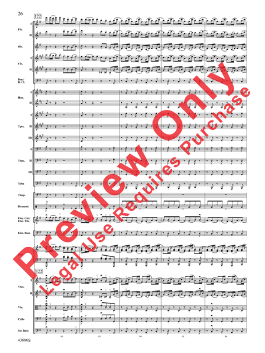 A Mad Russian's Christmas Full Orchestra scores gallery preview page 54