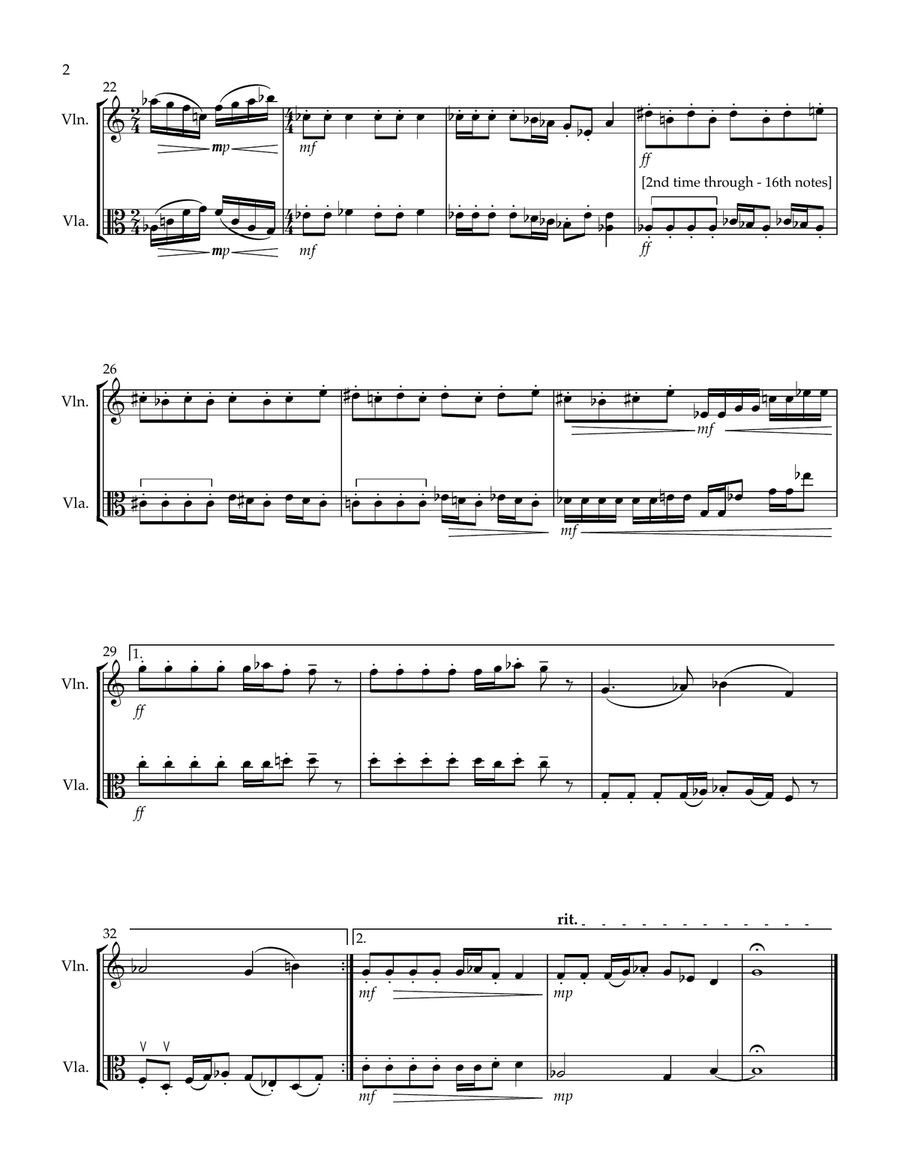 This Is Halloween String Duet scores gallery preview page 2