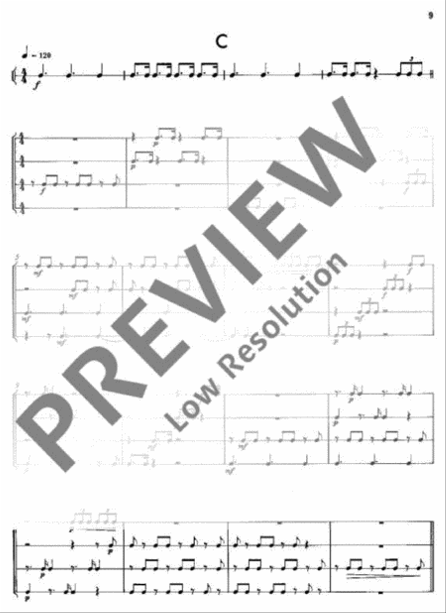 Patterns Patterns Percussion scores gallery preview page 10