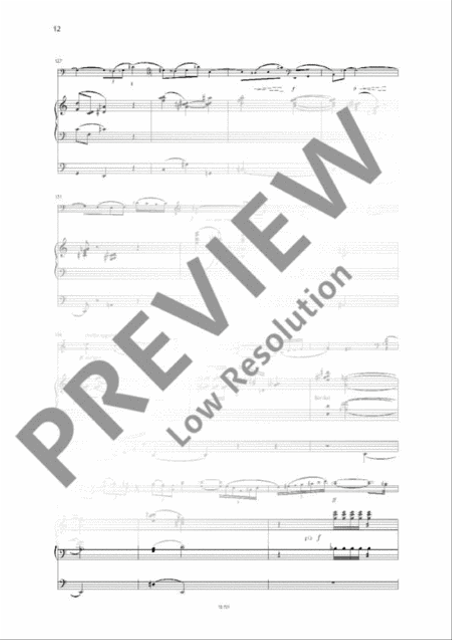 Fantaisie concertante Cello scores gallery preview page 12