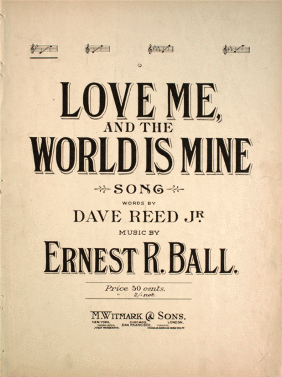 Love Me, and the World is Mine Voice scores gallery preview page 1
