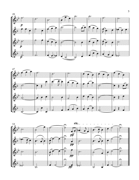 I Once Loved a Lass (Sax Quartet SATB) image number null