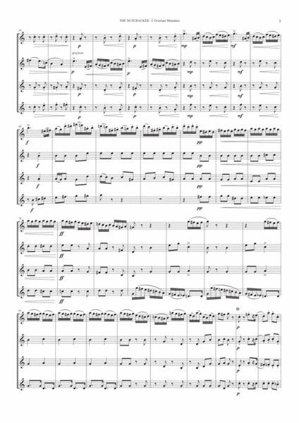 The Nutcracker Suite (1st Part) for Clarinet Quartet image number null