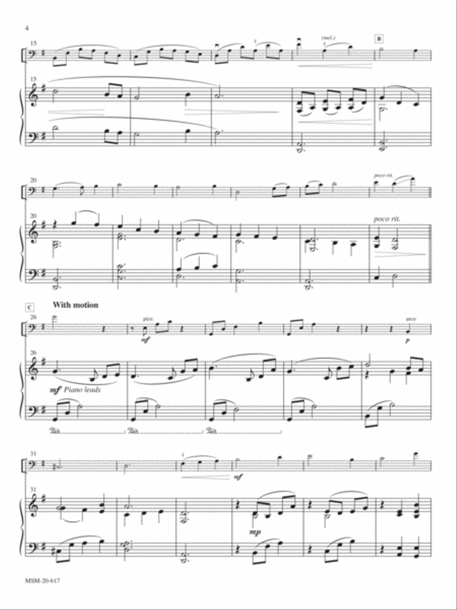 Two Pieces for Cello and Piano Piano Accompaniment scores gallery preview page 2