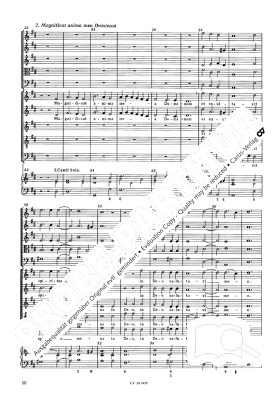 Magnificat SSATB scores gallery preview page 11