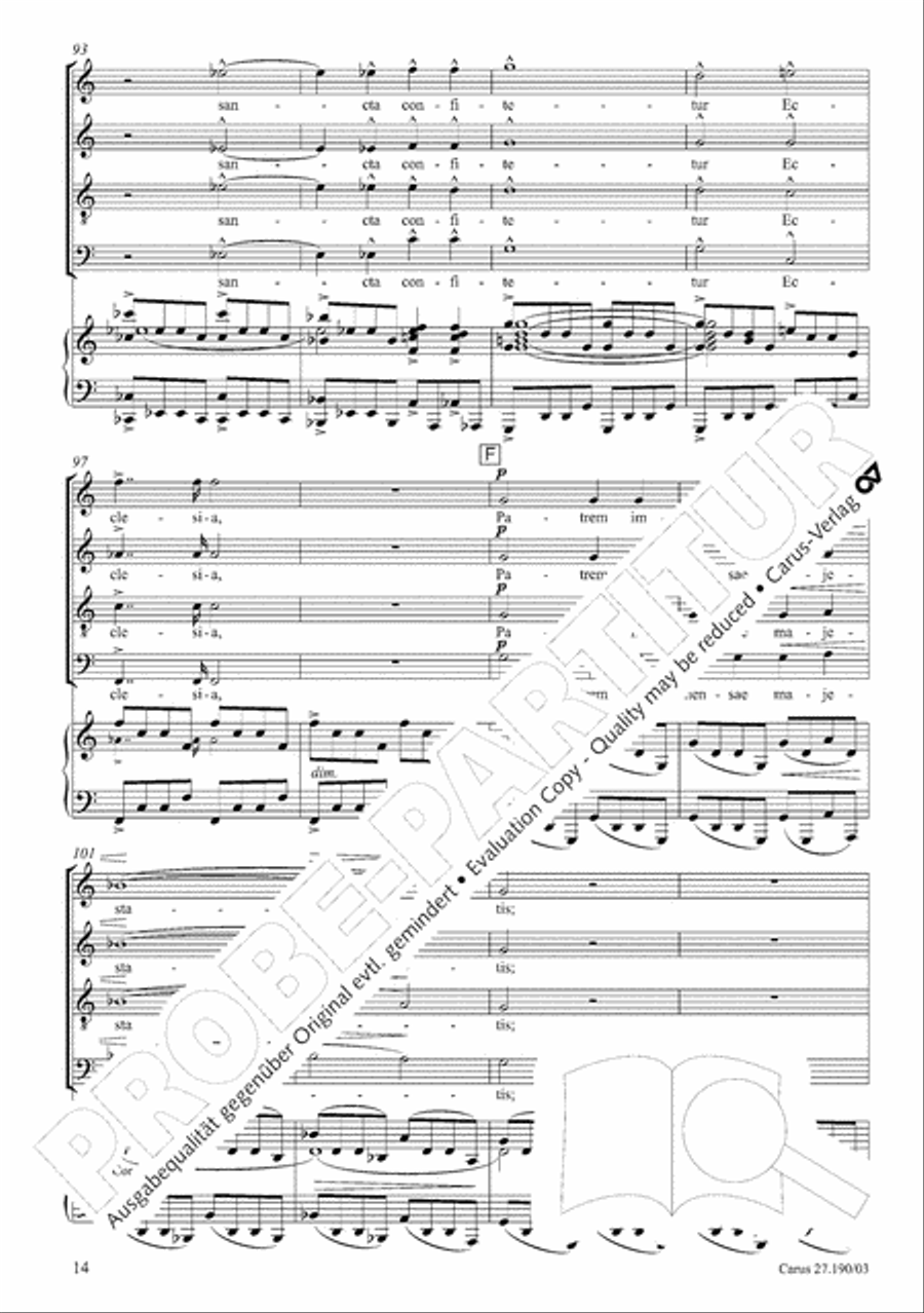 Te Deum 4-Part scores gallery preview page 15