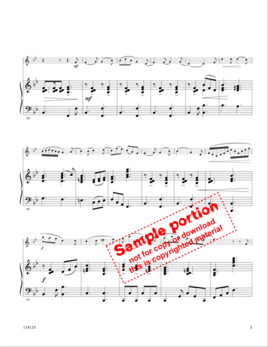 He Lives Clarinet Solo scores gallery preview page 3