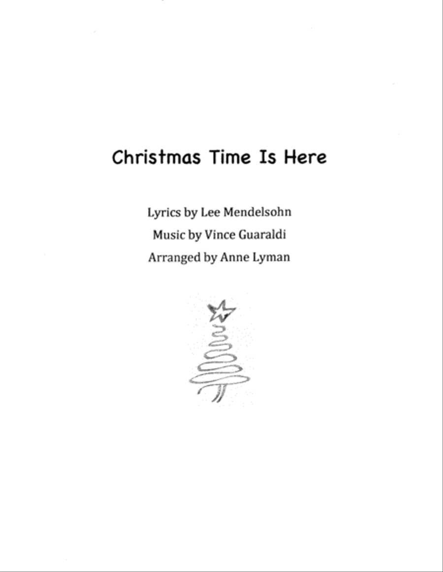 Christmas Time Is Here Low Voice scores gallery preview page 1