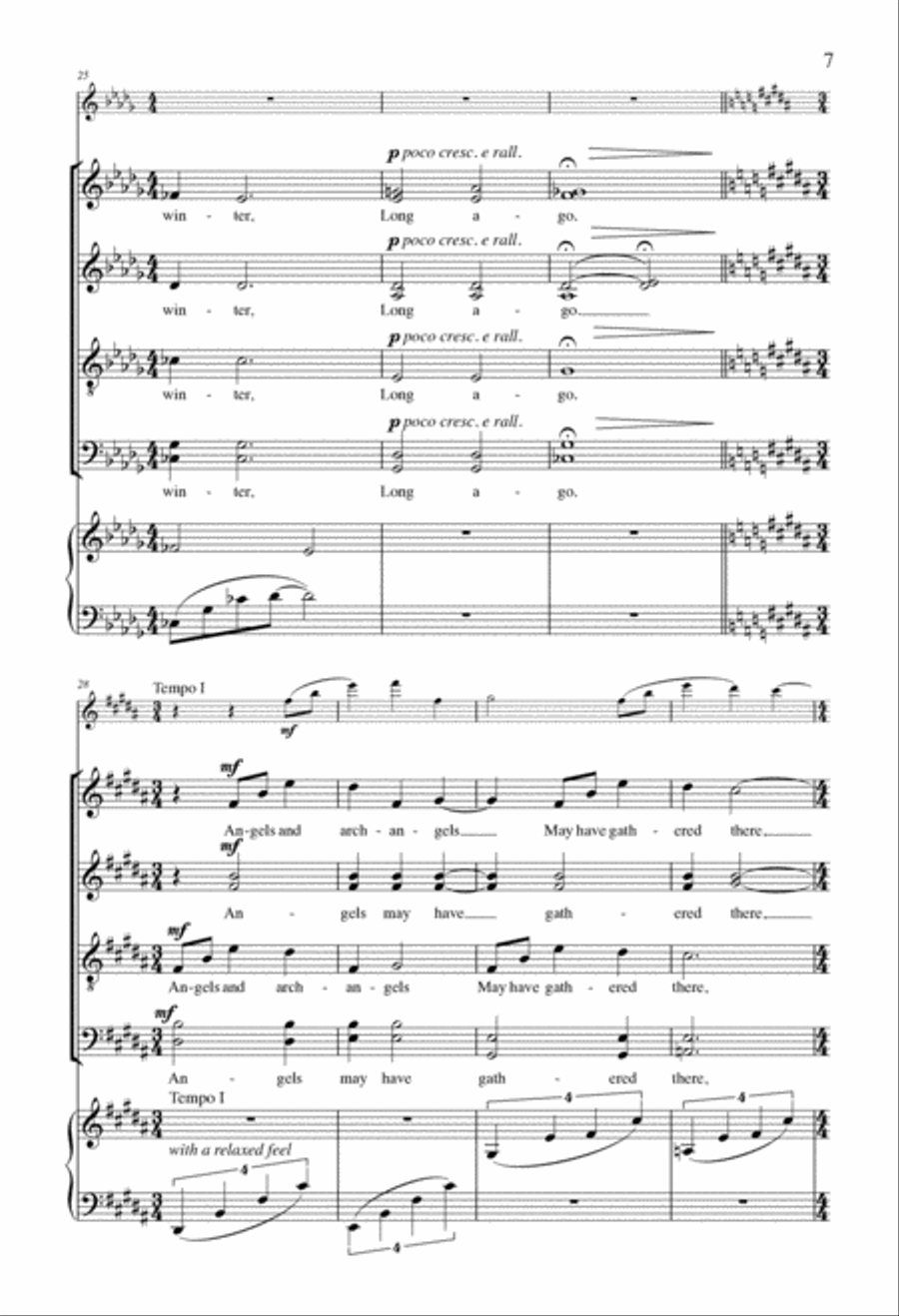 In The Bleak Midwinter In The Bleak Midwinter 4-Part scores gallery preview page 5