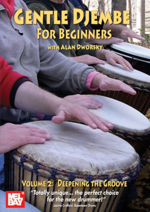 Book cover for Gentle Djembe for Beginners, Volume 2