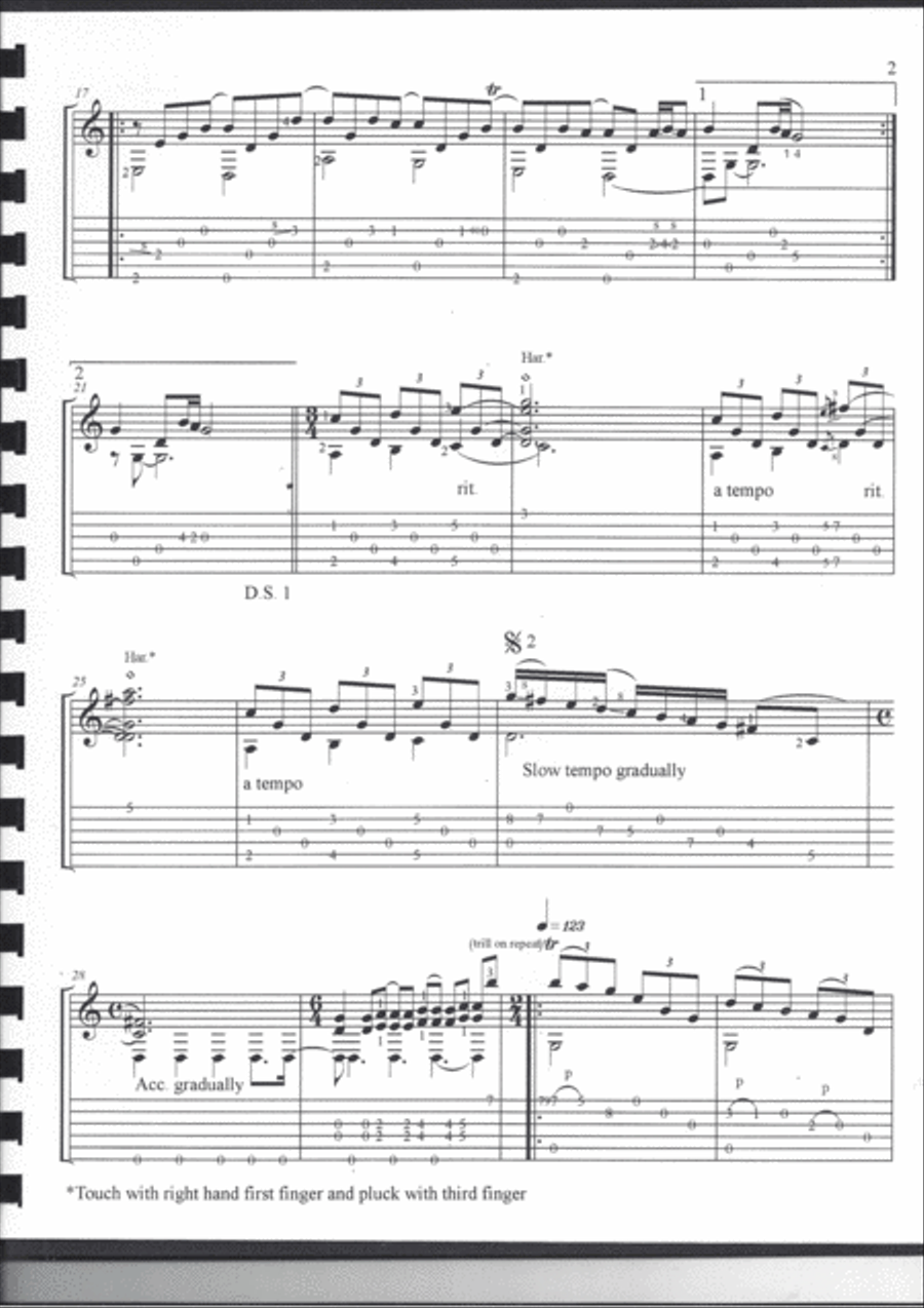 Mattonya Classical Guitar scores gallery preview page 3